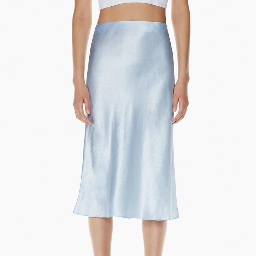 Babaton Slip Satin Midi Skirt – Size US 4